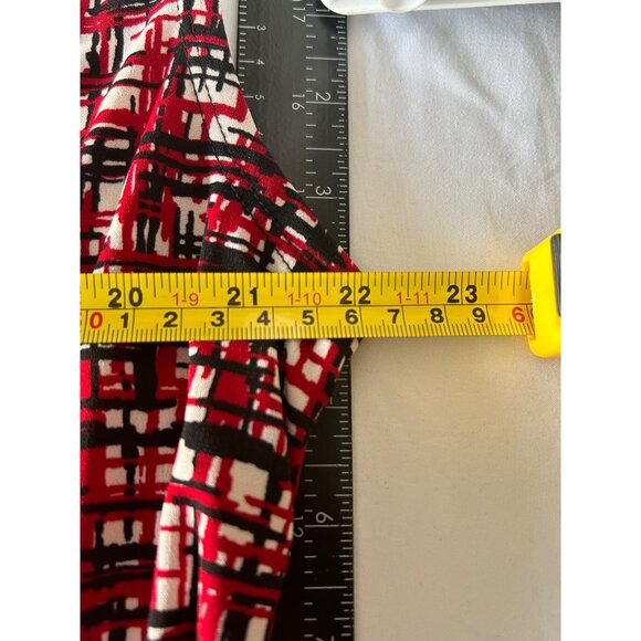 George Plus size 20 XXL Faux Wrap Swoop Neck Sleeveless Dress - Picture 8 of 10